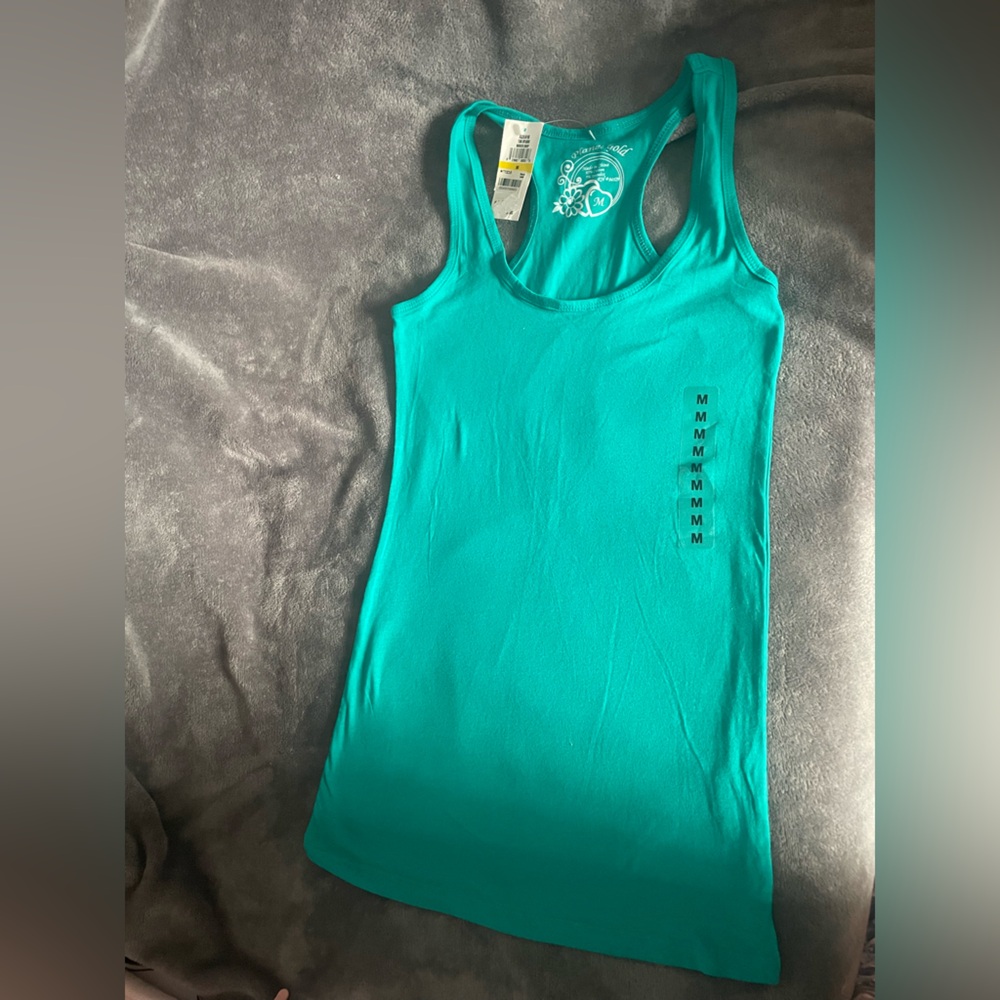 Planet Gold Juniors Racerback tank top